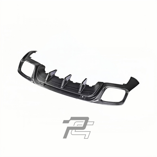 KDA Style Dry Carbon Fiber Rear Diffuser - Porsche Panamera 971