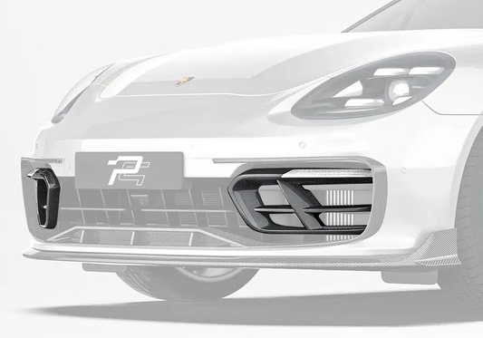 Dry Carbon Fiber Air Inlet Ducts Vent Trim – Porsche Panamera 971.2 Non-Sport Design