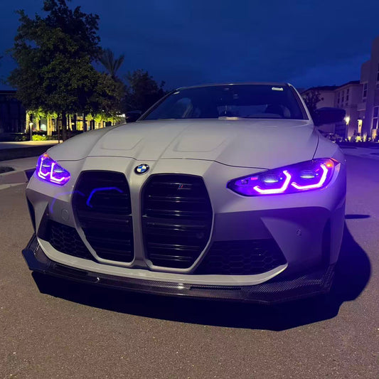 Pre-LCI Yellow/RGB DRL Laser/LED Headlight Module Upgrade Kit - BMW M3 G80/G81 & M4 G82/G83 & 4 Series i4 G22/G23/G26