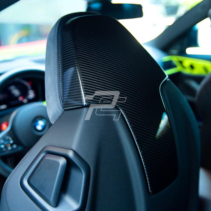 Dry Carbon Fiber Seat Back Cover Set - BMW M3 G80/G81 & M4 G82/G83