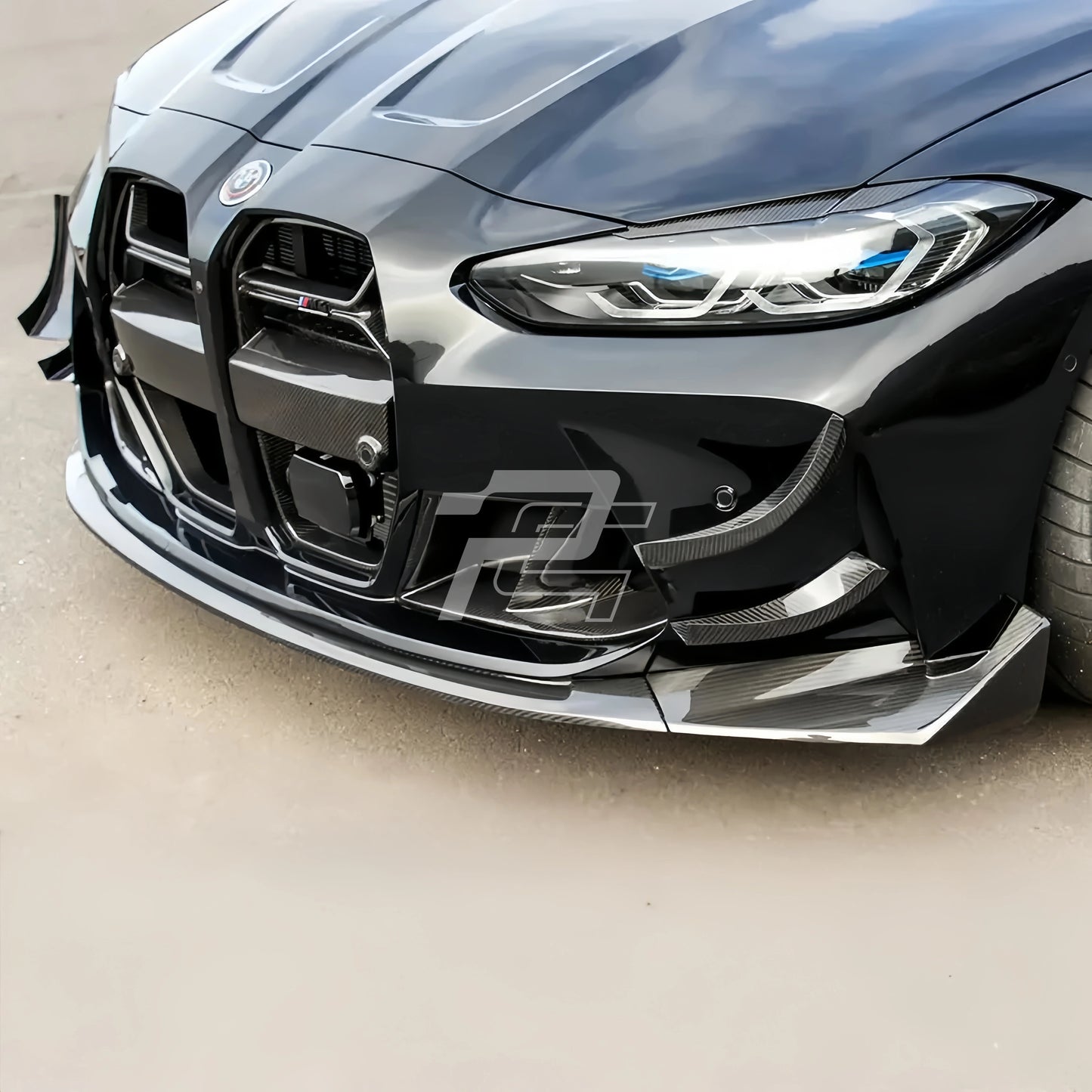 GT4 Style Carbon Fiber Front Canard - BMW M3 G80/G81 & M4 G82/G83
