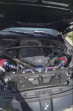 S58 Titanium Top Mount Performance Air Intake Kit - BMW M2 G87 & M3 G80/G81 & M4 G82/G83